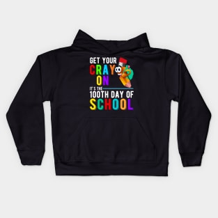 100th Day of school Teachers or Students Kids Hoodie